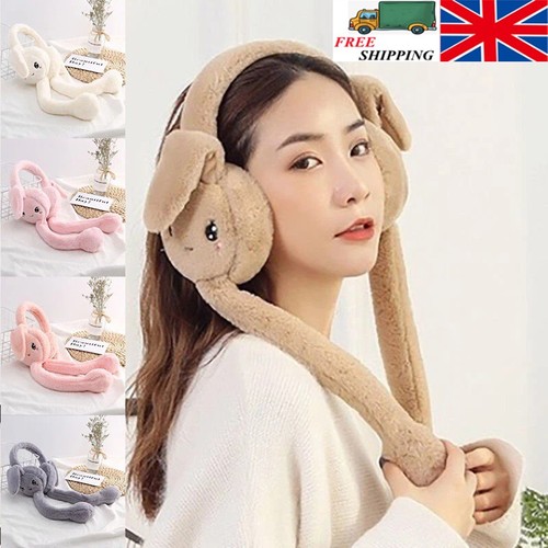 Cute plush bunny - bunny, earmuffs
