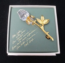 Swarovski Rosebud Brooch +