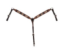 CIRCLE Y Distressed Southwestern Beaded Breast Collar for Horse (X4116-600V)