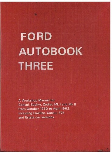 Ford consul mk1 mk2 - consul, zephyr