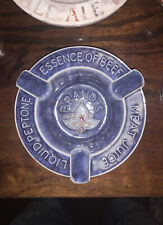 Rare Royal Doulton Brand’s Meat Juice Liquid Peptone Stoneware Ashtray In Blue