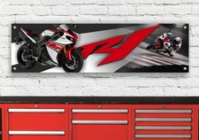BR343B YAMAHA YZF R1 2012 INSPIRED WORKSHOP BANNER SIGN 50th ANNIVERSARY WGP ART