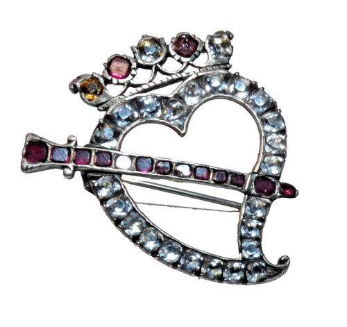 Rare georgian crowned - crowned, heart
