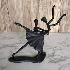 Metal Dancing Couple Sculpture