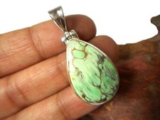 VARISCITE  Sterling  Silver  925  Gemstone  PENDANT  -  Gift Boxed!