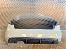 2010-2014 SKODA FABIA VRS REAR BUMPER COMPLETE W DIFFUSER IN GREY GENUINE