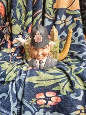 Christopher Wren London Town Teapot Policeman and Houses of Parliament Vintage