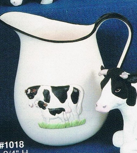 Ceramic mold molds cow - mold, pitcher