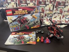 LEGO Marvel: Wolverine's Chopper Showdown (6866) Complete Set Inc Deadpool