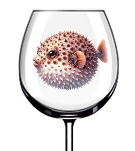 12x watercolor sea puffer - 12x,
