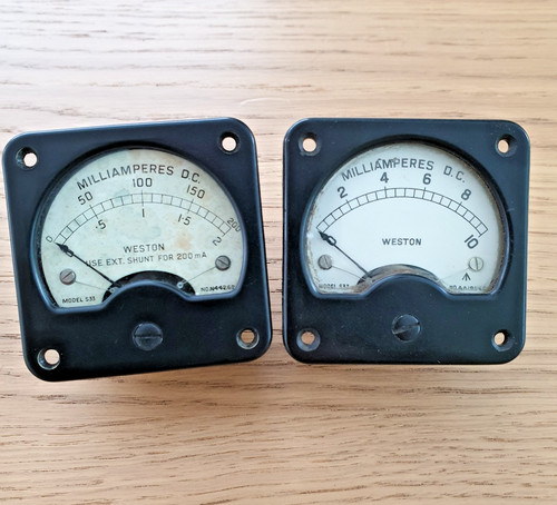 Two sangamo weston s33 - weston, moving