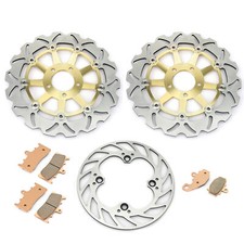 Front Rear Brake Discs Pads