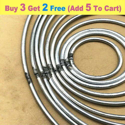 Wire welded iron metal ring - iron,