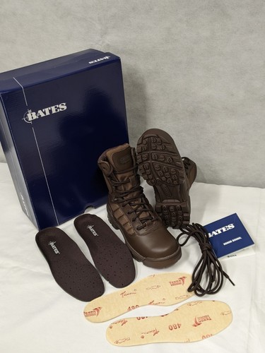 Bates brown leather - leather, combat
