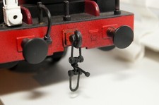 Gauge 1, G Scale , British Rail dummy screw couplings, PAIR, black resin, FINE