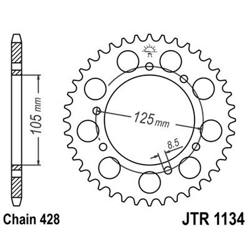 Steel crown teeth - jt,