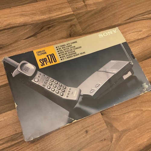 Vintage sony spp 170 - vintage, cordless