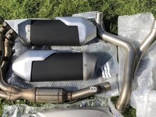 GENUINE TRIUMPH EXHAUST SYSTEM HEADERS 2206336 / 2206337 BLACK 1050 SPEED TRIPLE