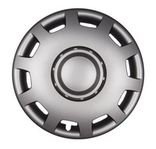 4x Premium Design Wheel Covers Hubcaps "Granit" 15 INCH #26 in Graphite Gray