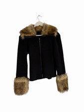 Unbranded Fur Trim Cardigan