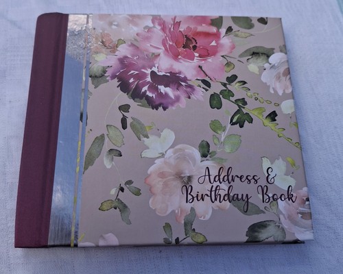 Floral hardback address - 📒floral,
