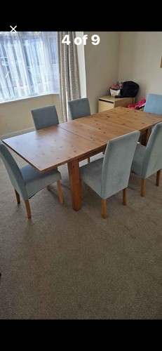 Dining table chairs - 6x,