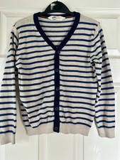 H&M Kids Blue/Beige Stripes Cardigan Age 6-8 (EUR122/128)