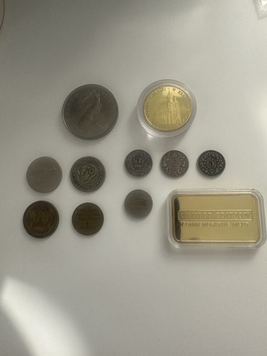 Coin collection mixture - collection,