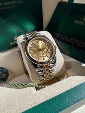 For Rolex Jubilee Two Tone Gold High Quality 20mm Watch Strap Bracelet Datejust