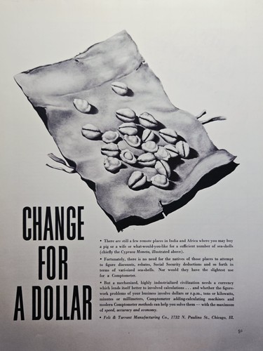 Comptometer print 1942 - print, ad