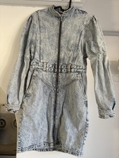 Topshop Light Wash Thick Denim