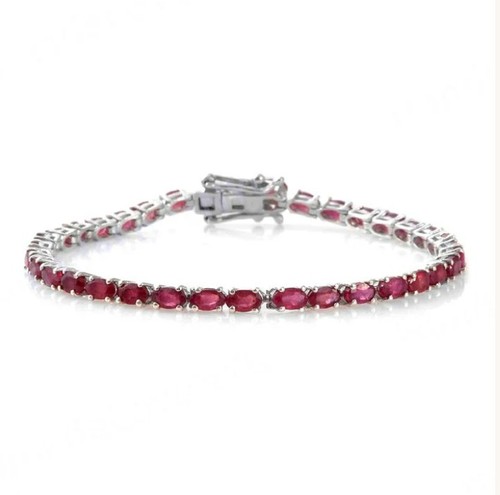 Ruby tennis bracelet 925 - –,
