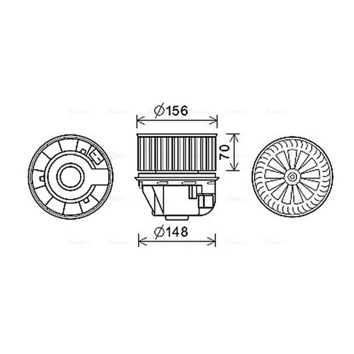 Hvac interior blower motor - hvac,
