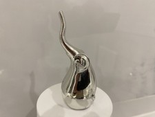 Elephant Ring Holder.  Silver coloured new. 8cm cm high x 3.25cm long x 3cm wide