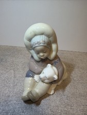 LLADRO Eskimo Child Boy Girl