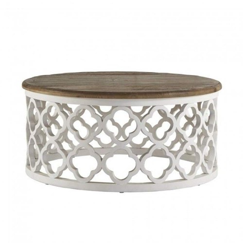 Handmade wood round coffee - handmade,