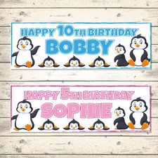 2 PERSONALISED PENGUINS