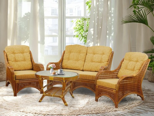 Jam rattan set chairs - set, 2