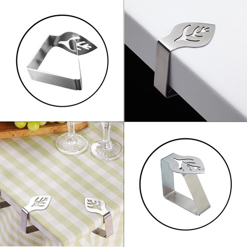 12x table cloth clips - 4/12x,