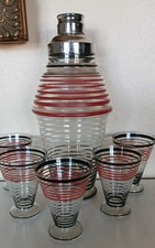 Glass art deco cocktail - deco, shaker