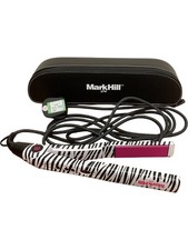 Mark Hill Raw Zebra Print Hair Straightener Model MHS In Case Tested