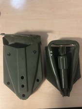 British Army folding shovel / entrenching tool with case
