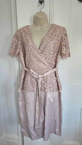 Alexon dusty pink satin - , &