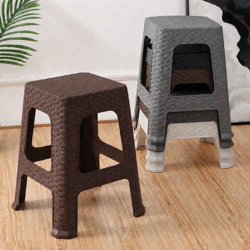 Rattan step stool plastic - rattan,
