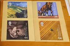 PHQ 211 Set of 4 Postcards of Royal Mail Millennium Series 13-16 1999  Unused