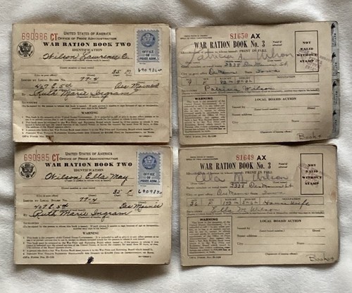 Ww2 war ration book stamp - book,