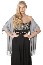 Central Chic Women's Cashmere Pashmina Wedding Shawl Wrap Scarf FREE DELIVERY