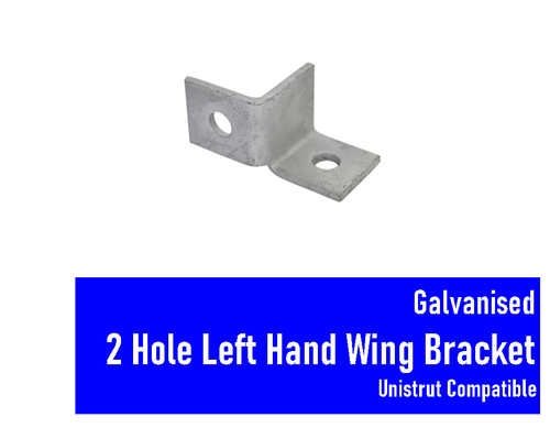 Galvanised hole left hand - galvanised,