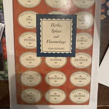 Herbs, Spices and Flavourings