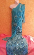 Turquoise Blue Bead Lace